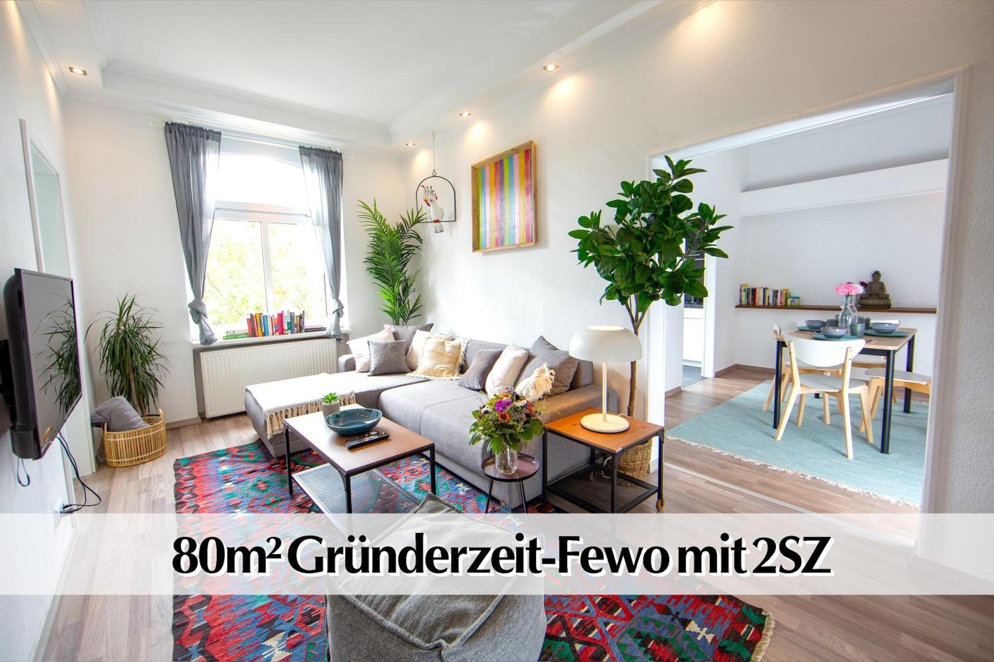 80M2 3R Wohnung Mit Privatem Parkplatz, Kingsize Betten, Smart-Tv, Etc 埃尔福特 外观 照片